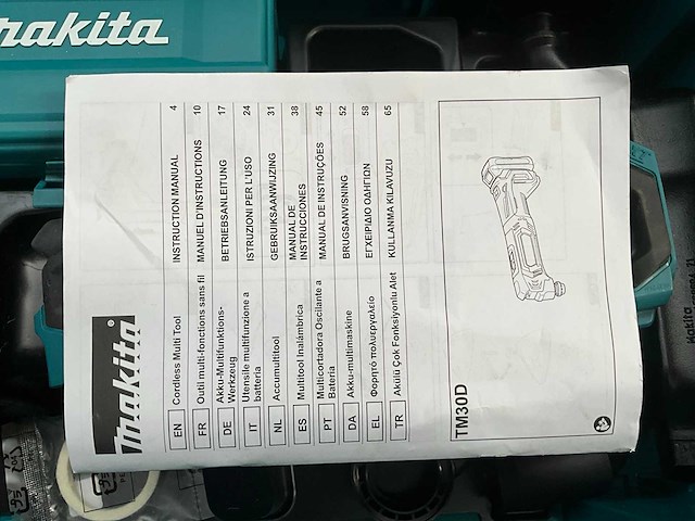 Makita tm30d accu-multitool - afbeelding 5 van  6