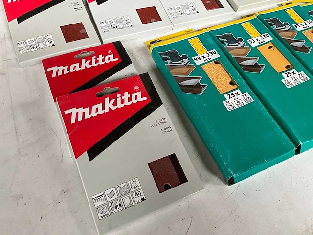 Makita & wolfcraft mix kavel schuurpapier - afbeelding 5 van  6