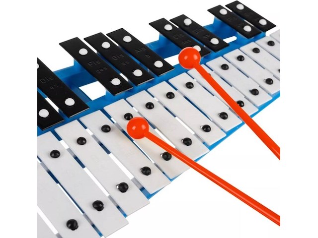 Malatec - xylofoon - cymbaal bellen - afbeelding 2 van  4