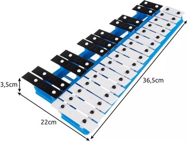 Malatec - xylofoon - cymbaal bellen - afbeelding 4 van  4