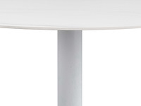 Malta ronde bartafel - wit keramisch blad, 80x105cm - afbeelding 7 van  7