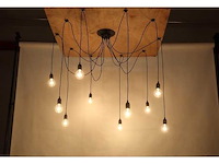 Mama plafondlamp, 10 lampen zwart - afbeelding 3 van  3