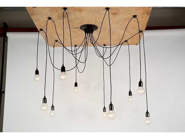 Mama plafondlamp, 10 lampen zwart - afbeelding 2 van  3