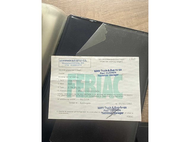 Man - 1997 - l84fl/bl marktkraam - vrachtwagen - afbeelding 28 van  30