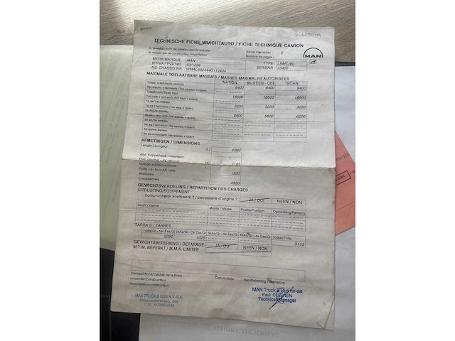 Man - 1997 - l84fl/bl marktkraam - vrachtwagen - afbeelding 29 van  30