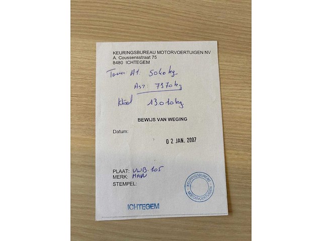 Man - 2006 - tga 33.350 - vrachtwagen - afbeelding 20 van  33