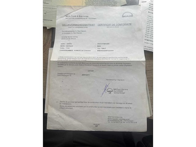 Man - 2008 - tgl t 844 f - vrachtwagen - afbeelding 2 van  27