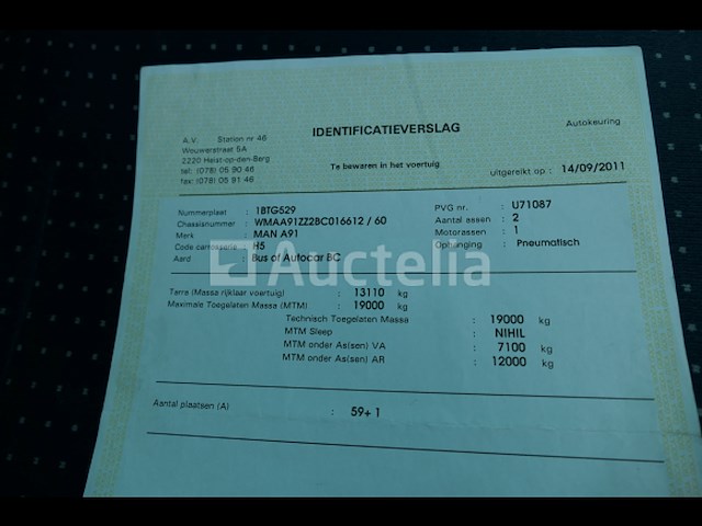 Man a91 touringcar - afbeelding 42 van  45