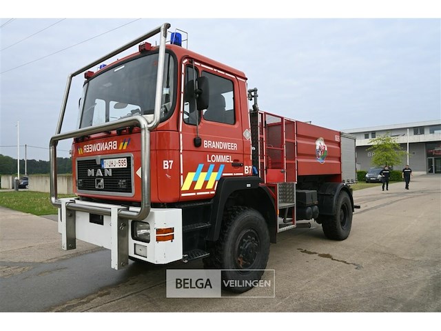 M.a.n. bosbrand vrachtwagen - afbeelding 18 van  27