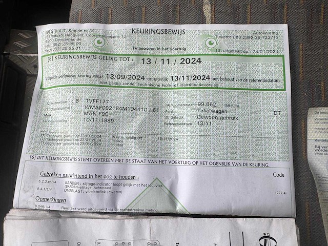 Man f90 takelwagen voor vrachtwagens - afbeelding 52 van  52