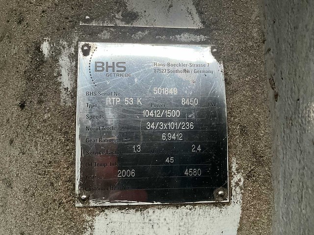 Man industrial turbine + versnellingsbak + dynamo - afbeelding 15 van  29