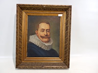 Man met molensteenkraag