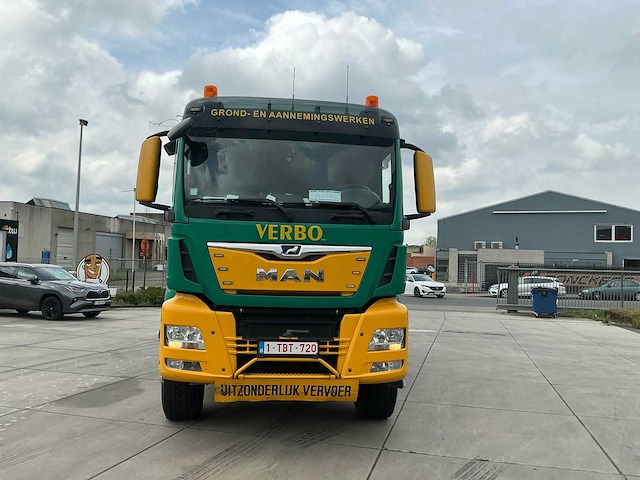 Man tgs 33.500 vrachtwagen met containerchassis - afbeelding 15 van  16