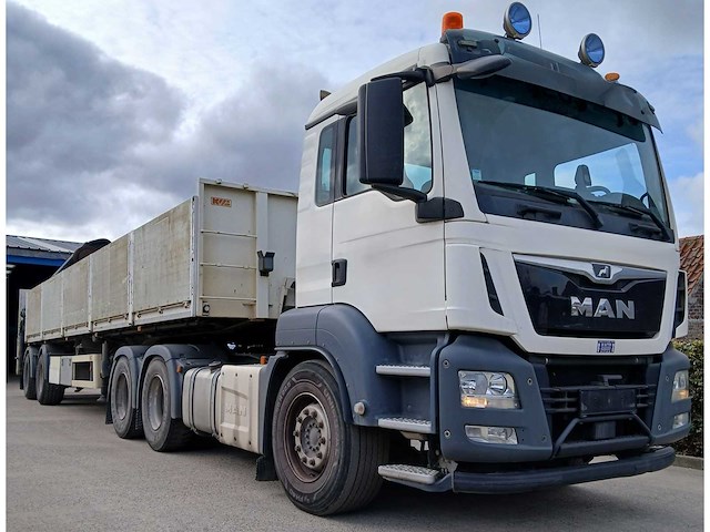 Man tgs met kwb trailer en hiab xs laadkraan - 2017 - afbeelding 23 van  56