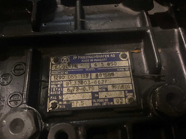 Man versnellingsbak ecolite 6 s 850 - afbeelding 4 van  5