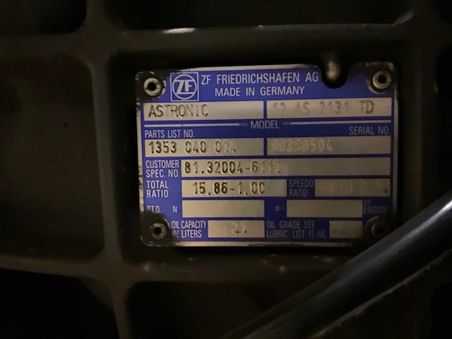 Man versnellingsbak zf astronic - afbeelding 7 van  8