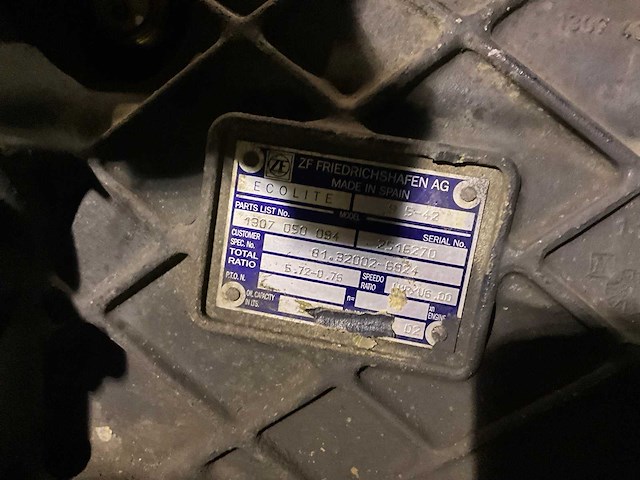 Man versnellingsbak zf ecolite s 5-42 (2x) - afbeelding 7 van  9