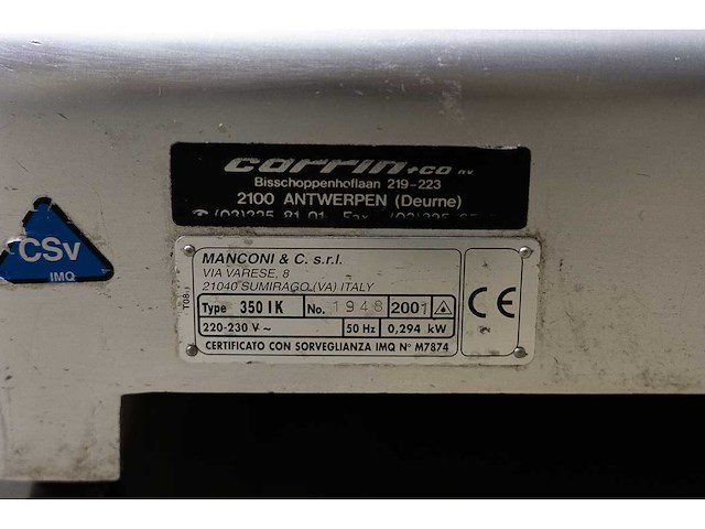 Manconi - 2001 - 350 ik - snijmachine schuinligger - afbeelding 6 van  6