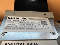Mandik fire damper fdmr ventilatiekanaal inlineklep (30x) - afbeelding 2 van  2