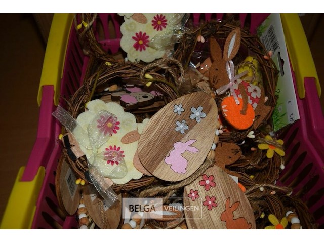 Mandje met paasdeco - afbeelding 3 van  3