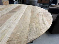 Mango tafel rond 120 - afbeelding 2 van  3