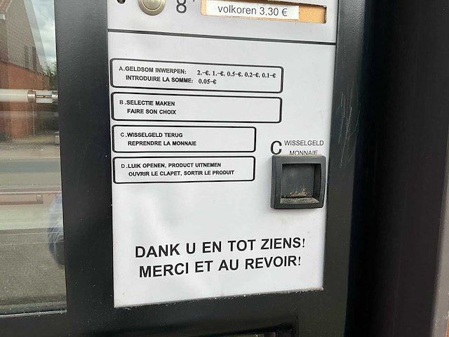 Mannamatic broodautomaat - vending machine (functioneel) - afbeelding 7 van  13