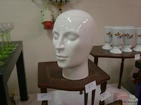 Mannenhoofd in porselein - afbeelding 1 van  1