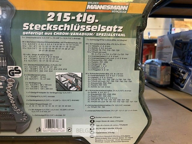 Mannesmann dopsleutelset 215-delig - afbeelding 3 van  4