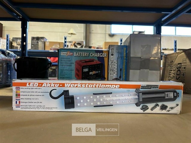 Mannesmann looplamp - led verlichting - accu - 230 v - aanstekerplug - afbeelding 1 van  4