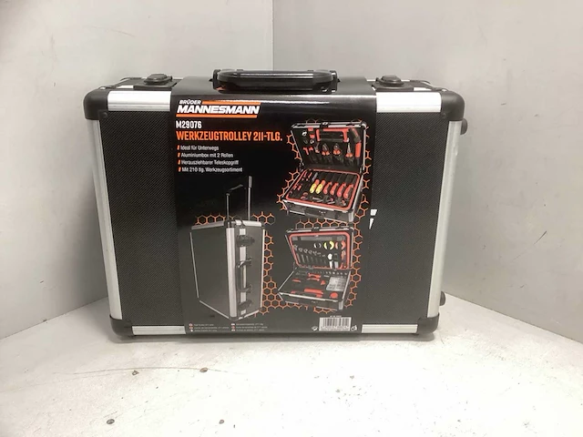 Mannesmann m29076 gereedschapstrolley 211 delig gereedschapskoffer - afbeelding 6 van  6