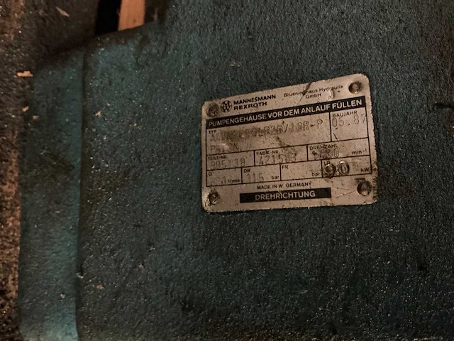 Mannesmann rexroth zware hydraulische pomp - afbeelding 5 van  8