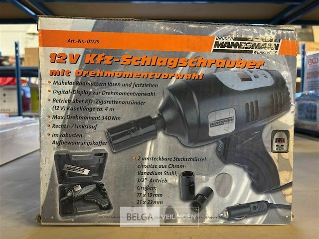 Mannesmann slagmoersleutel 12v met display - afbeelding 2 van  3
