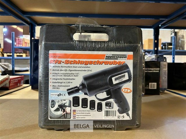 Mannesmann slagschroevendraaier met krachtdoppen - 12v - afbeelding 1 van  3
