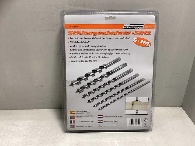 Mannesmann slangenboorset - afbeelding 3 van  3