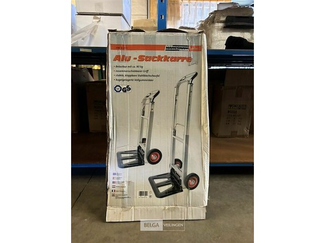 Mannesmann steekwagen aluminium inklapbaar - afbeelding 1 van  4