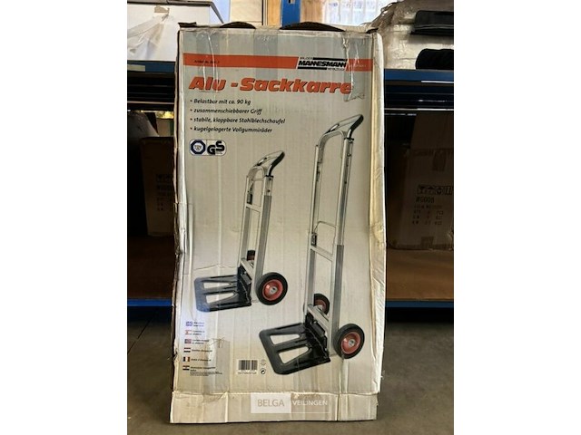 Mannesmann steekwagen aluminium inklapbaar - afbeelding 2 van  4