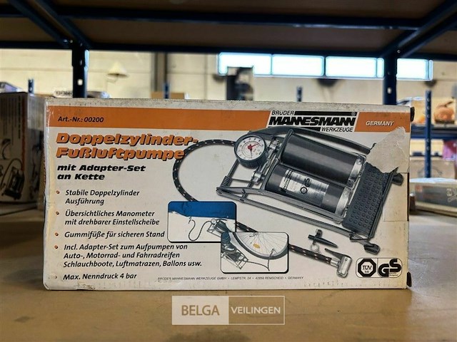 Mannesmann voetpomp 4-bar - afbeelding 1 van  3