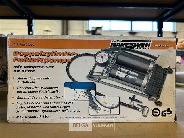 Mannesmann voetpomp 4-bar - afbeelding 2 van  3