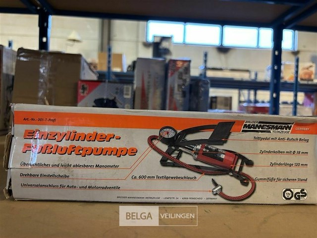 Mannesmann voetpomp professional 5-bar - afbeelding 2 van  3