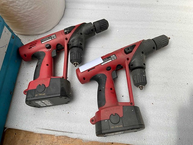 Mansfield 11-703 dual drill accu-boormachine (2x) - afbeelding 1 van  4