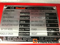 Mantall xe60 mini schaarhoogwerker 6.4m - afbeelding 28 van  28