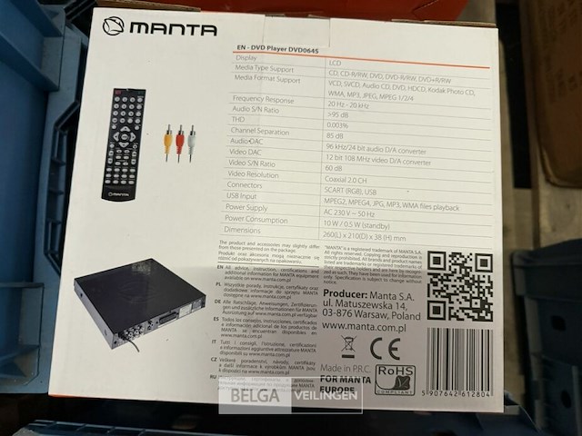 Manto dvd-speler - afbeelding 2 van  3