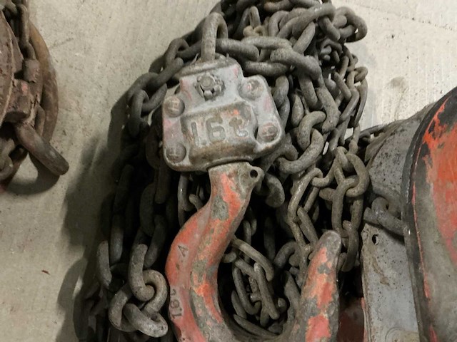 Manuele kettingtakel (2x) - afbeelding 3 van  4