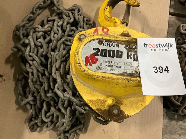 Manuele kettingtakel (2x) - afbeelding 4 van  4