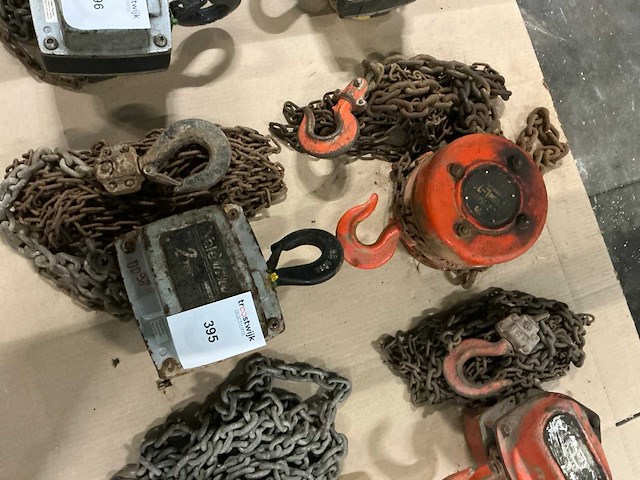 Manuele kettingtakel (2x) - afbeelding 1 van  5