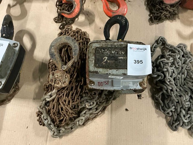 Manuele kettingtakel (2x) - afbeelding 2 van  5