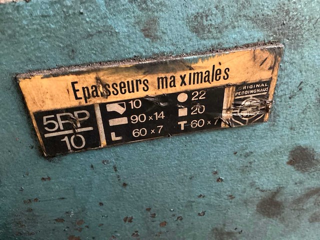 Manuele plaat-/ profielschaar - afbeelding 6 van  7