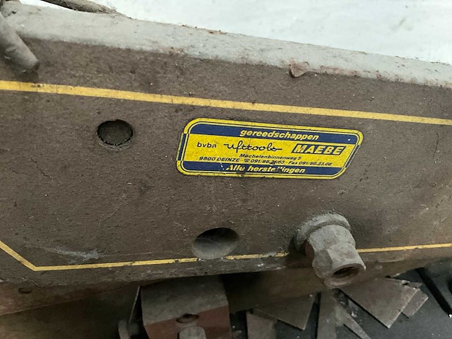 Manuele plaatschaar op voet - afbeelding 3 van  3