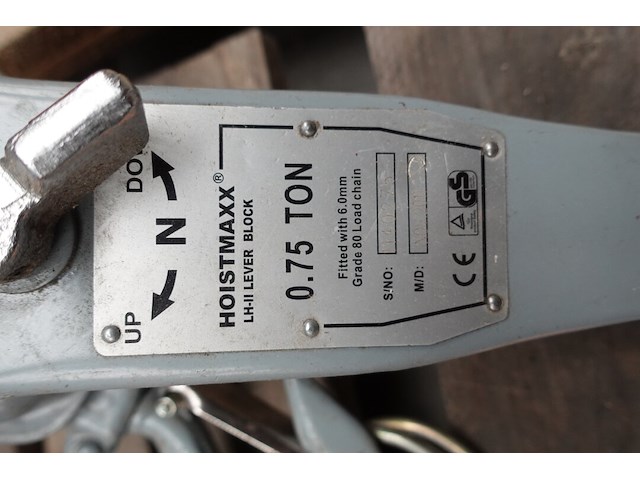 Manuele rateltakel hoistmaxx - afbeelding 5 van  6