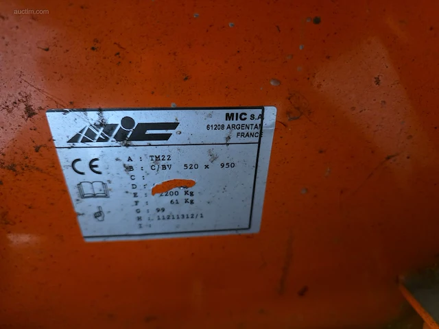 Manuele transpalet mic tm22 - afbeelding 2 van  2